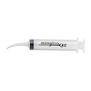 Syringe 12ml Curved Tip