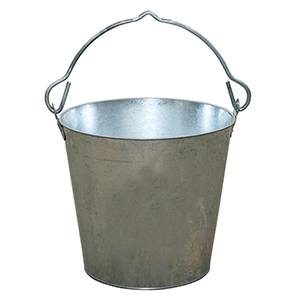 Pail Galv 12qt W/handle