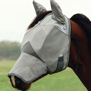 Fly Mask Long W Ears Horse