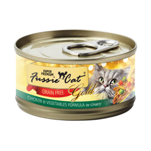 FUSSIE CAT CKN VEG 2.8oz