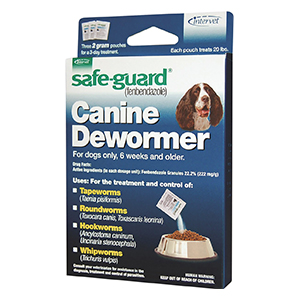 Safeguard K9 Wormer 20#