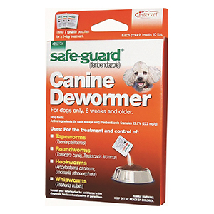 Safeguard K9 Wormer 10#