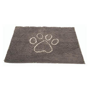 Dirty Dog Door Mat Med Mist Grey