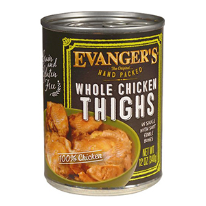 Ev Dog Whole Ckn Thighs 12oz