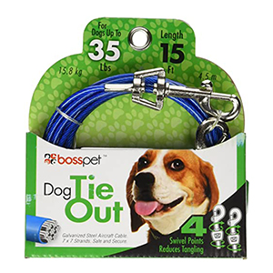 Cable Dog Tie Out 15'