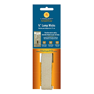 *wick Lamp Flat 3/4