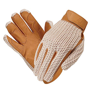 Gloves Herit Crochet Tan