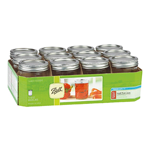 Mason Jars Half Pint Reg 12ct
