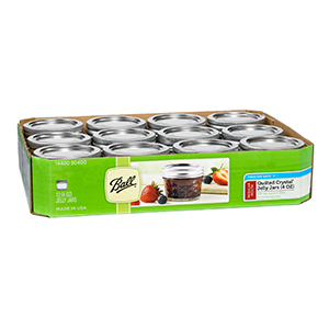 Mason Jars Crystal 4oz 12ct