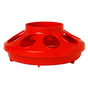 Chick Feeder Qt Base Red