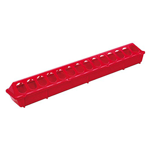 Chick Feeder Fliptop Red 20in