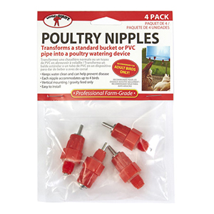 Coop Fount Nipple 4pk