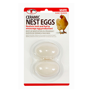 Miller Ceramic Egg White 2pk