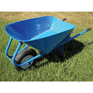 Wheelbarrow Blue Steel 5cf