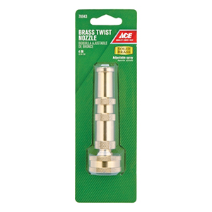 NOZZLE TWIST 4in BRASS ACE