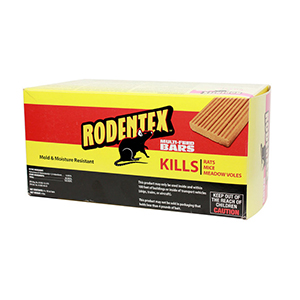 Rodent Bait Rodentex Bars 4x16oz