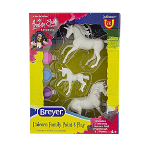 Breyer Paint Unicorn Family