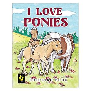 Book Color I Love Ponies