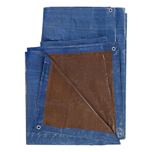 Tarp Poly Blue/brn 12x16