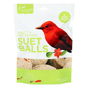 Suet Ball Pb Insct & Pepper 6pk