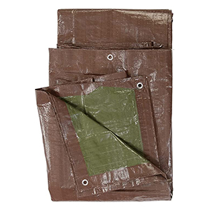 Tarp Brown/grn Reversible 8x10