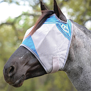 Fly Mask Stnd Blue Horse