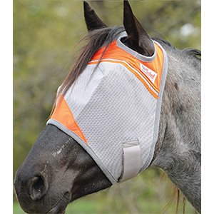 *fly Mask Stnd Orng Ears Horse