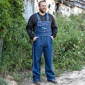 Bib Key Wash Indigo