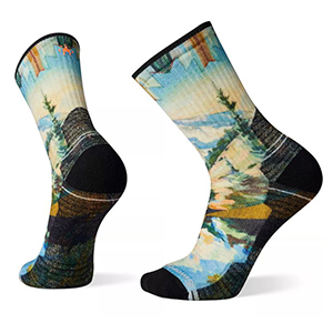 Sock Sw Hike Lc Prnt Crew