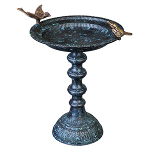 Bird Bath Cast Metal