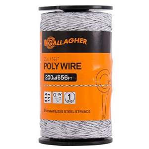 Wire Poly Wht 656ft