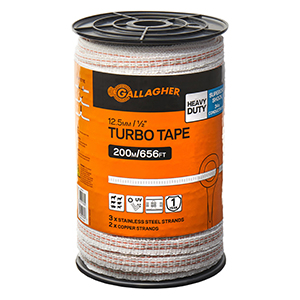 Tape Turbo 1/2in Wht 656ft