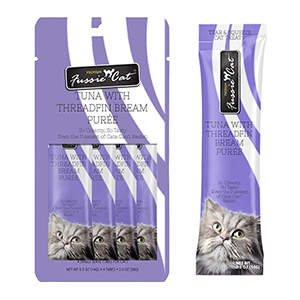 Fussie Cat Puree Tuna Thrd 4ct