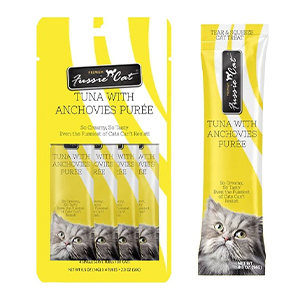 Fussie Cat Puree Tuna Anch 4ct