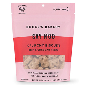 Treat Bocces Bisc Say Moo 5oz