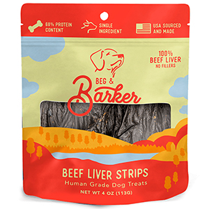 Treat B&b Beef Liver Strips 4oz