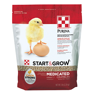 5# Medicated Purina Start & Grow