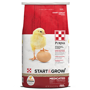 50# Medicated Purina Start Grow