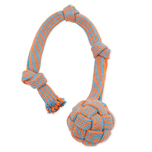 Toy Dog Rope Web Ball Sm