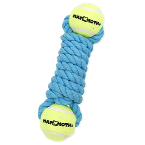 Toy Dog Rope Braid Bone W/ball S