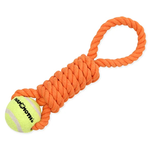 Toy Dog Rope Tug Twist W/ball S