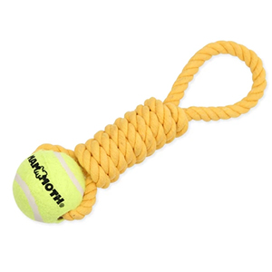 Toy Dog Rope Tug Twist W/ball M