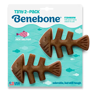 Treat Dog Bene Fishbone Tiny 2pk