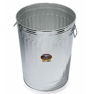 Miller Trash Can Only Galv 20gal