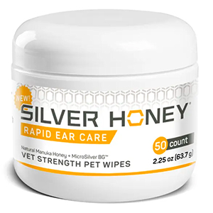 Ear Wipes Silver Honey 50ct