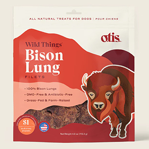 Treat Dog Wild Bison Lung