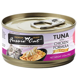 Fussie Cat Tuna Ckn Grvy 2.8oz