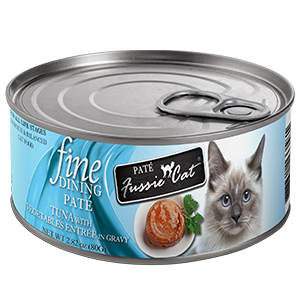 Fussie Cat Pate Tuna Veg 2.8oz