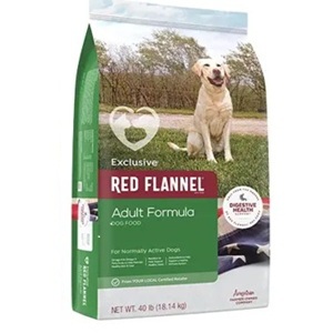 Dog Red Flannel Adult 40#