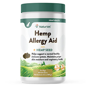 Naturvet Allergy Aid Hemp 60ct